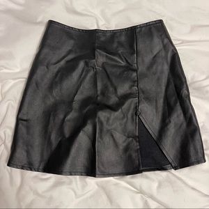 Motel Faux Leather Skirt